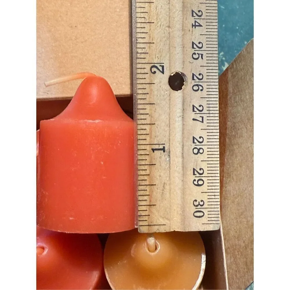 PartyLite Orange Yellow Mojito; Guava & Papaya Votive Candles 2 Boxes 6 Candles